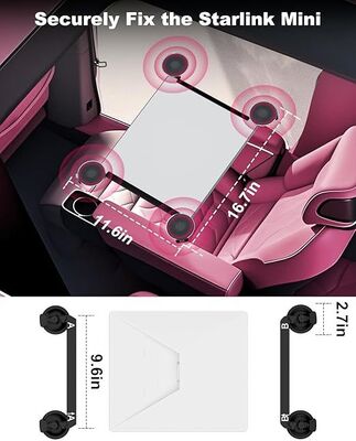 شراء طابق شفط ثقيل للسيارة للسيارة Starlink Mini ، مجموعة محولات سقف السيارة الآمنة للقيادة online manufacture